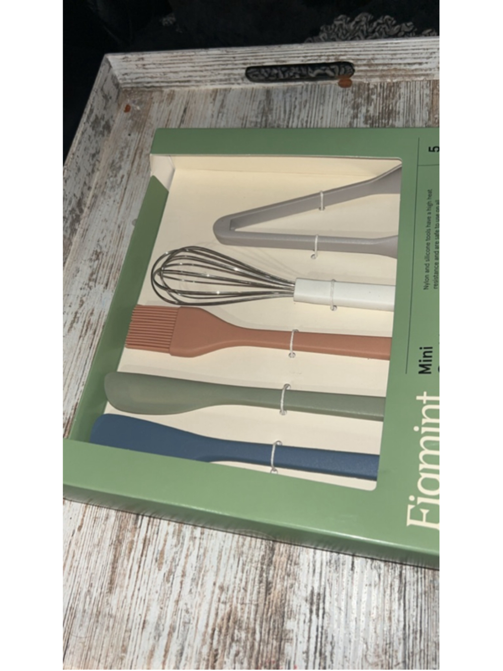 Unisex Figmint Cooking Utensils Set One Size Green Multicolor